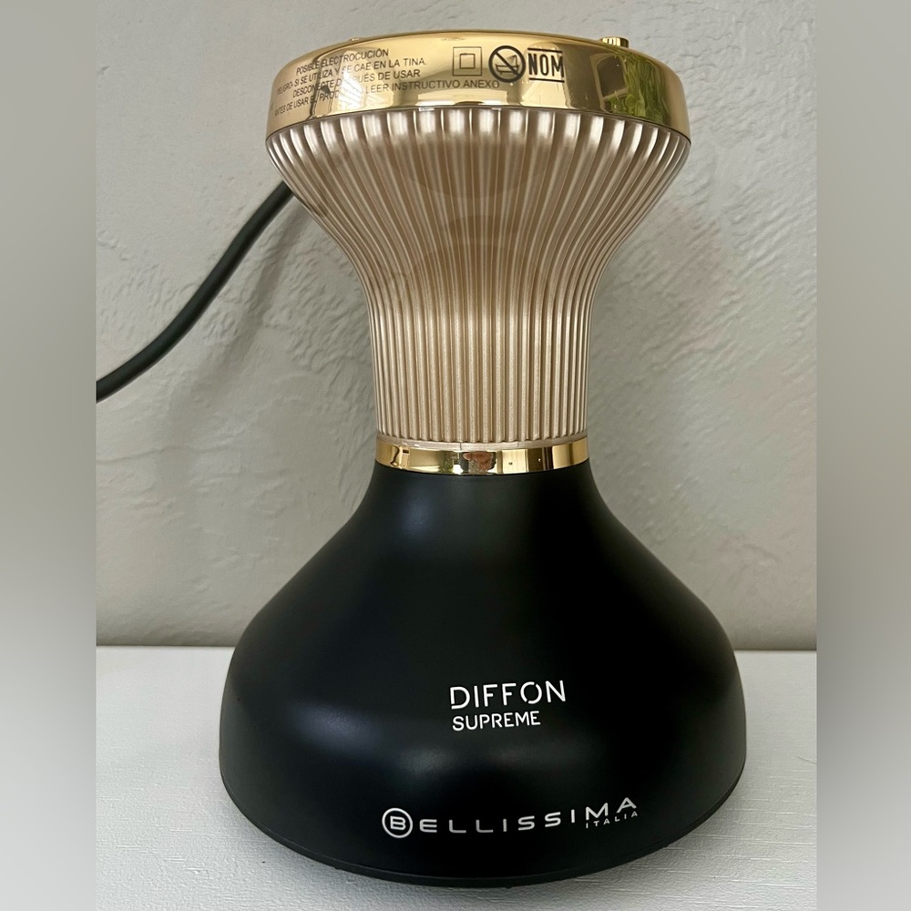 Bellissima Supreme black and gold   diffuser for curly hair